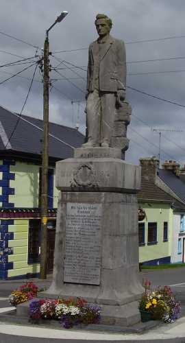 Sean Mac Diarmada overlooking Kilty's crossroads