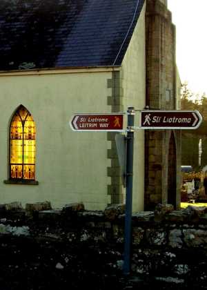the Leitrim Way as it passes through Ballinaglera