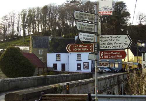 Dowra crossroads to Glangevlin, Carrick, and Cavan Way