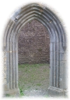 Kilcooly Fluted Doorway leading from the cloister