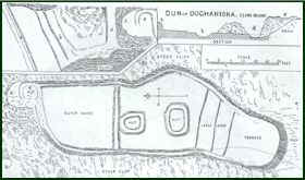 Westropp's section & plan of Doon Ooghanuisce