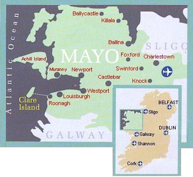 Clare island location