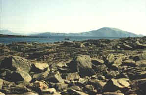 A view of Clare island from Dooega