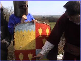 Butler shield and coat of arms.