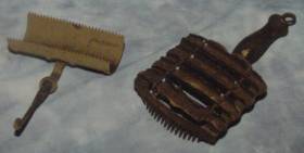 Curry combs.