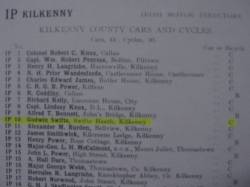 Motor Directory 1909.