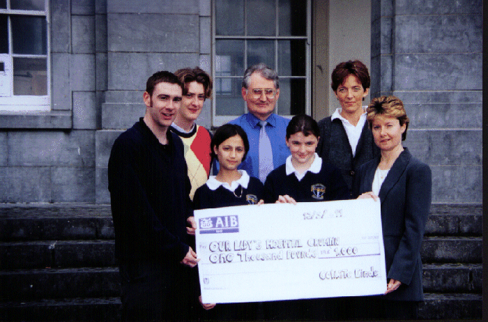 Donation to the Childerns Hospital in Crumlin