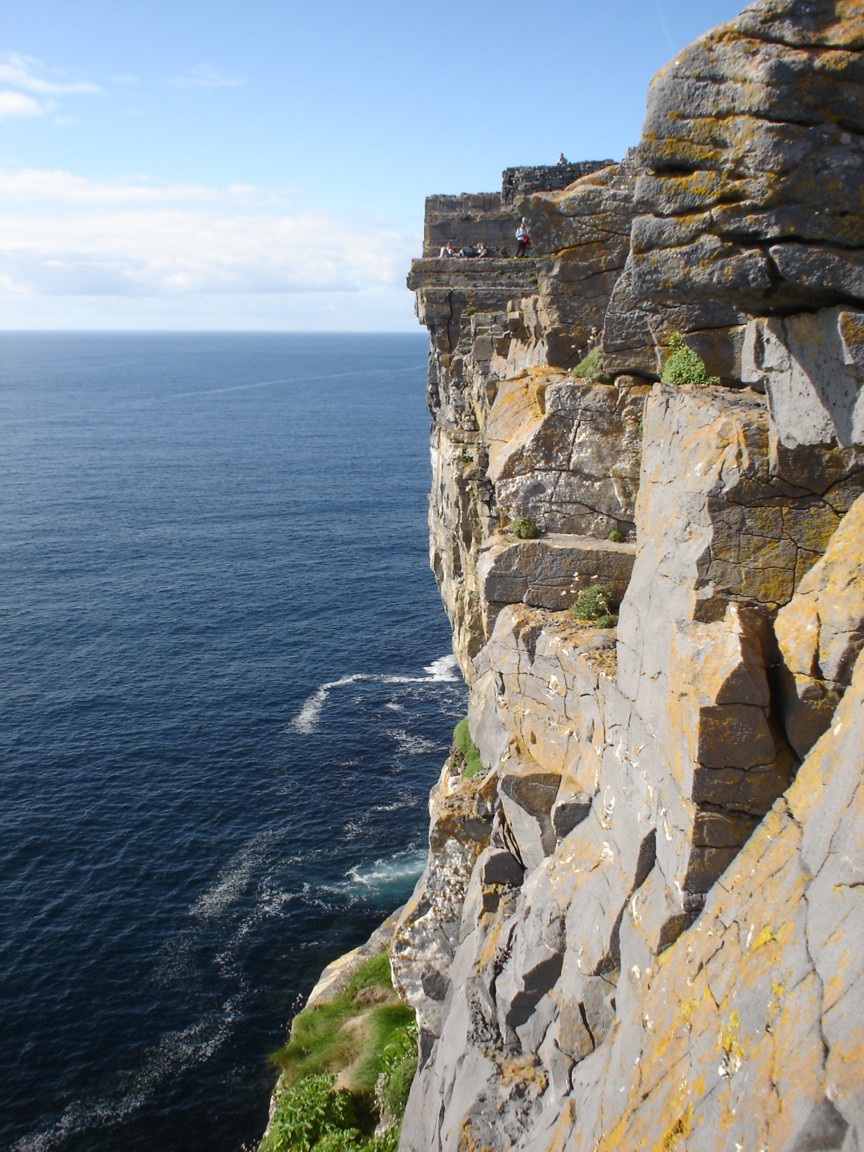 Cliff at Dun Aengus