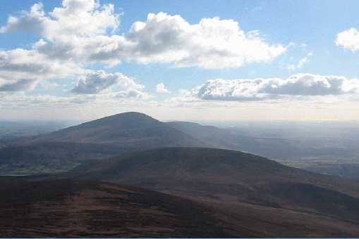 MountainViews.ie Picture about mountain Blackstairs Mtn in area Blackstairs Mountains, county Carlow / Wexford, Ireland