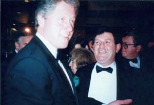 Senator Kiely with former U.S President Bill Clinton