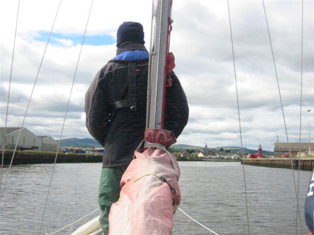 Heading up the Avoca into Arklow