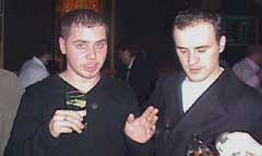 Baz & Darren on the piss