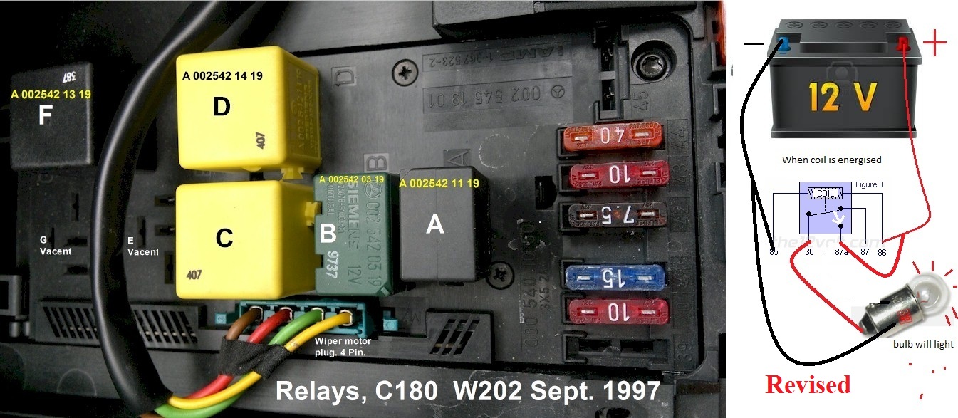 Electrical fault finding mercedes c180