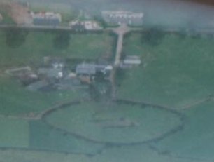 Aerial photo of Ecclesiastical Enclosure