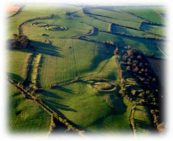 The Hill of Tara from the air
