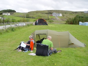 Campsite at Derrylahan, Kilcar, Donegal