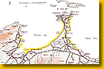 Cloghane - Castlegregory stage sketch-map