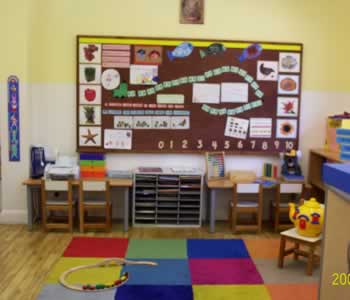 Cheerful child friendly learning environment.