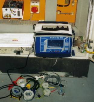 Modern PC based data logging equipment in use by Energy innovation Ltd. while conducting an Energy Audit