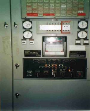 Speedtronic Mk II control panel for MS 5001N gas turbine used for power geneeration in a petrochemical facility, commissioning by Energy Innovation Ltd.