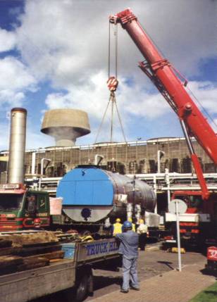 Project to design system, install and commission a 15,900 kg.hr steam boiler in a pharmaceutical plant by Energy Innovation Ltd.