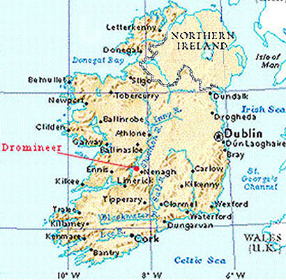 Dromineer is less than 40 mins from Shannon Airport