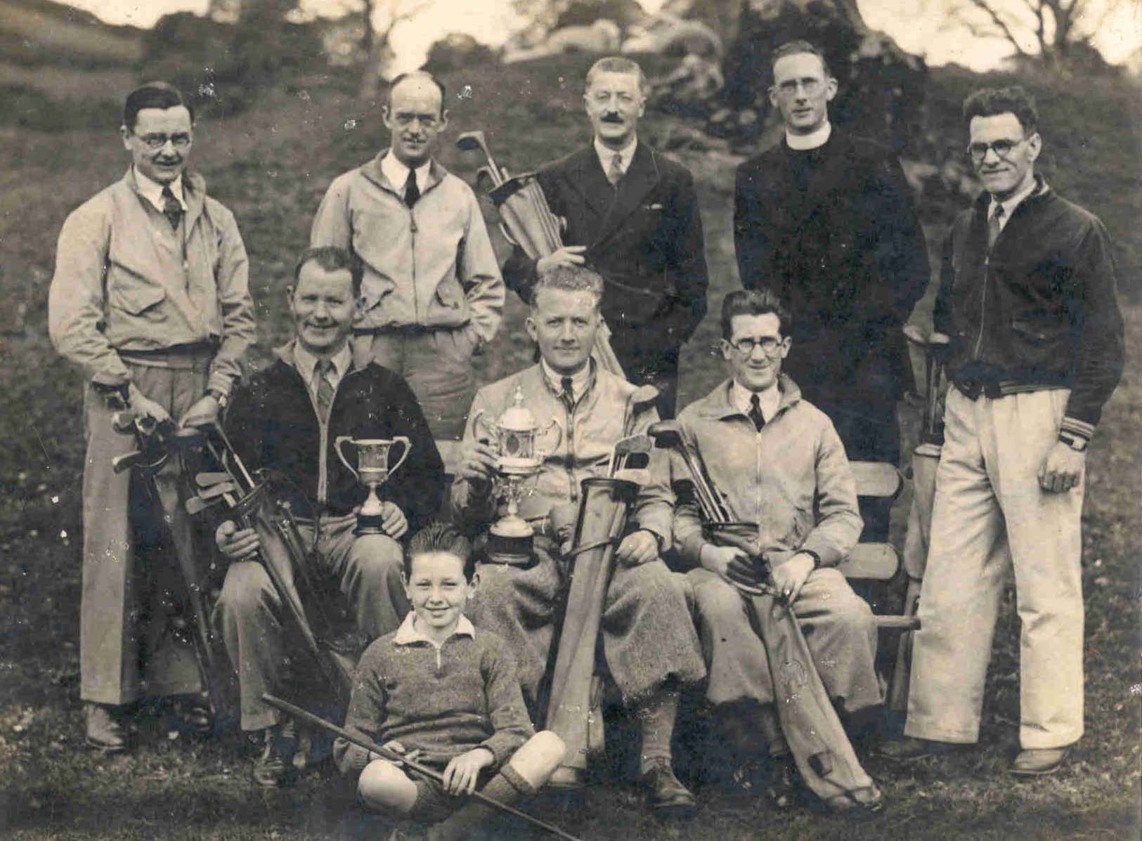 Group of golfers at Lismore Golf Club circa 1936 - 1940.