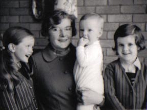 My Mother with three grandchildren 1967
