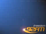Freedom 92 FM - Steel background
