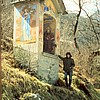 Swiss - Locarno Geog. Field Trip - Class year of 1971 Tim Aubin by chapel