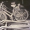 School bike shed Snowdrift on bicycles in sheds
