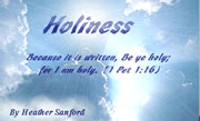 Holiness- by Heather Sanford- single tape £5