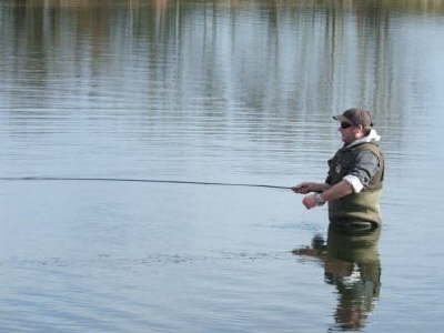 Gareth Ruarock plays his 3 rd fish St Patricks 08 002