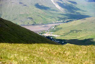 View of Leenane from Maumturks