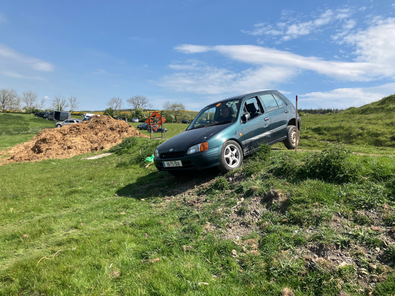 Gerard easing over a ridge