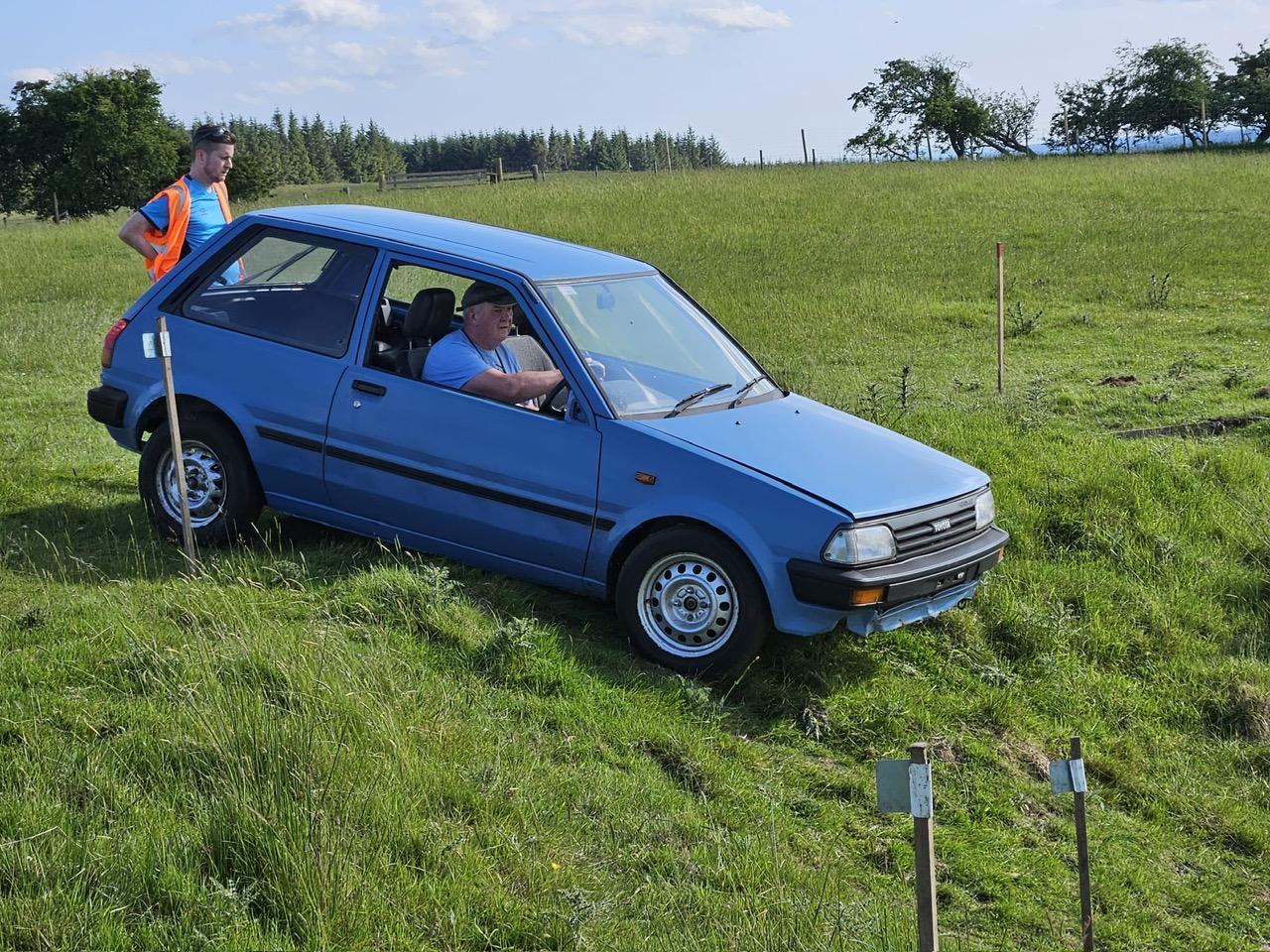 Gerard easing over a ridge