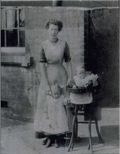 Christina with two of her six children