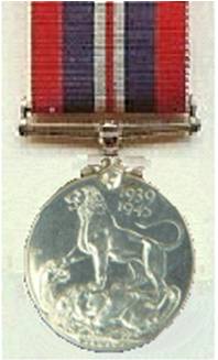 Reverse of War Medal
