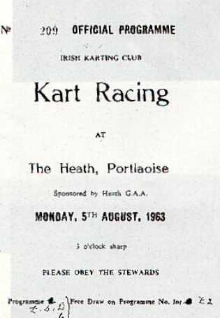 Kart Racing, 1963