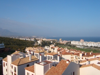 View up the coast towards Estepona