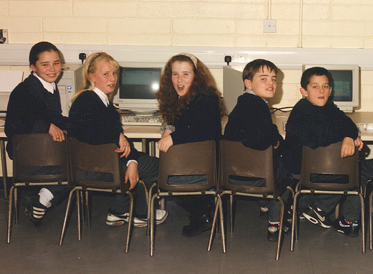 pupils try out computers