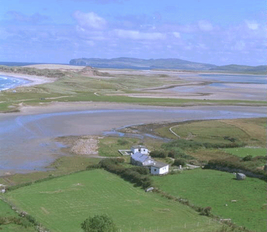 Overview of beach