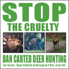 Stop the cruelty - ban carted deer hunting