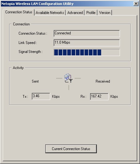 Netopia Wireless LAN Configuration Utility