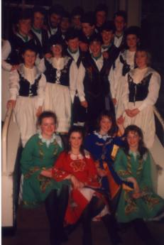 Dancers of the Dublin Folk Dance Group