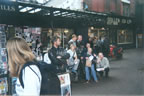 Street characters. Bonuses for each genuine market trader and each pram used as market stall