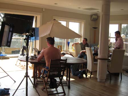 1. Filming Ads for OverseasCafe.com in Ennis