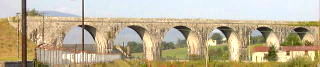 The disused railway bridge makes a great spot for a picknick