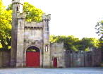 The entrance to Borris House, ancestoral home of the Kavanaghs