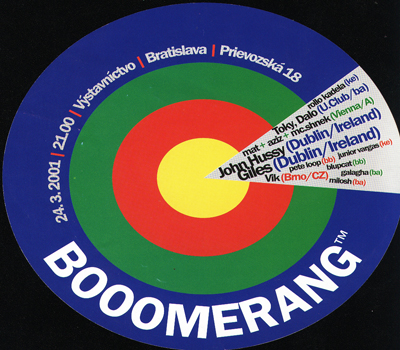 Boomerang Techno festival in Bratislava with giles,Toki & Dalo aka (rumenige+Olga & josef..